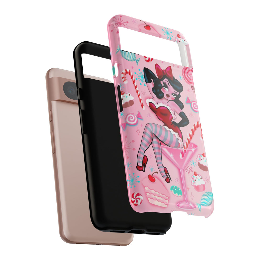 Candy Cane Martini Girl • Case Mate Galaxy S7 & S9 Slim Phone Case