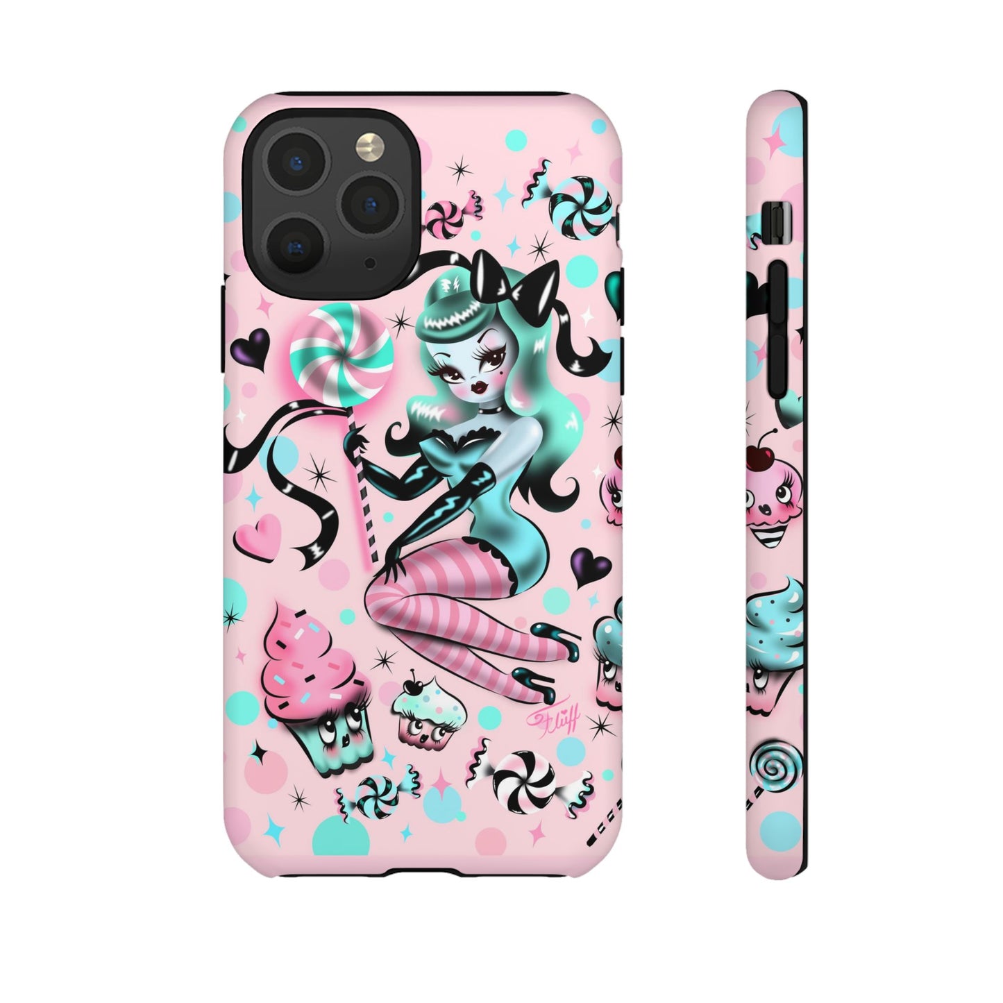 Mint Sugar Pinup • Tough Phone Case