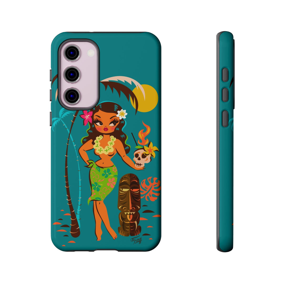 Tiki Temptress • With Skull Mug • Phone Case