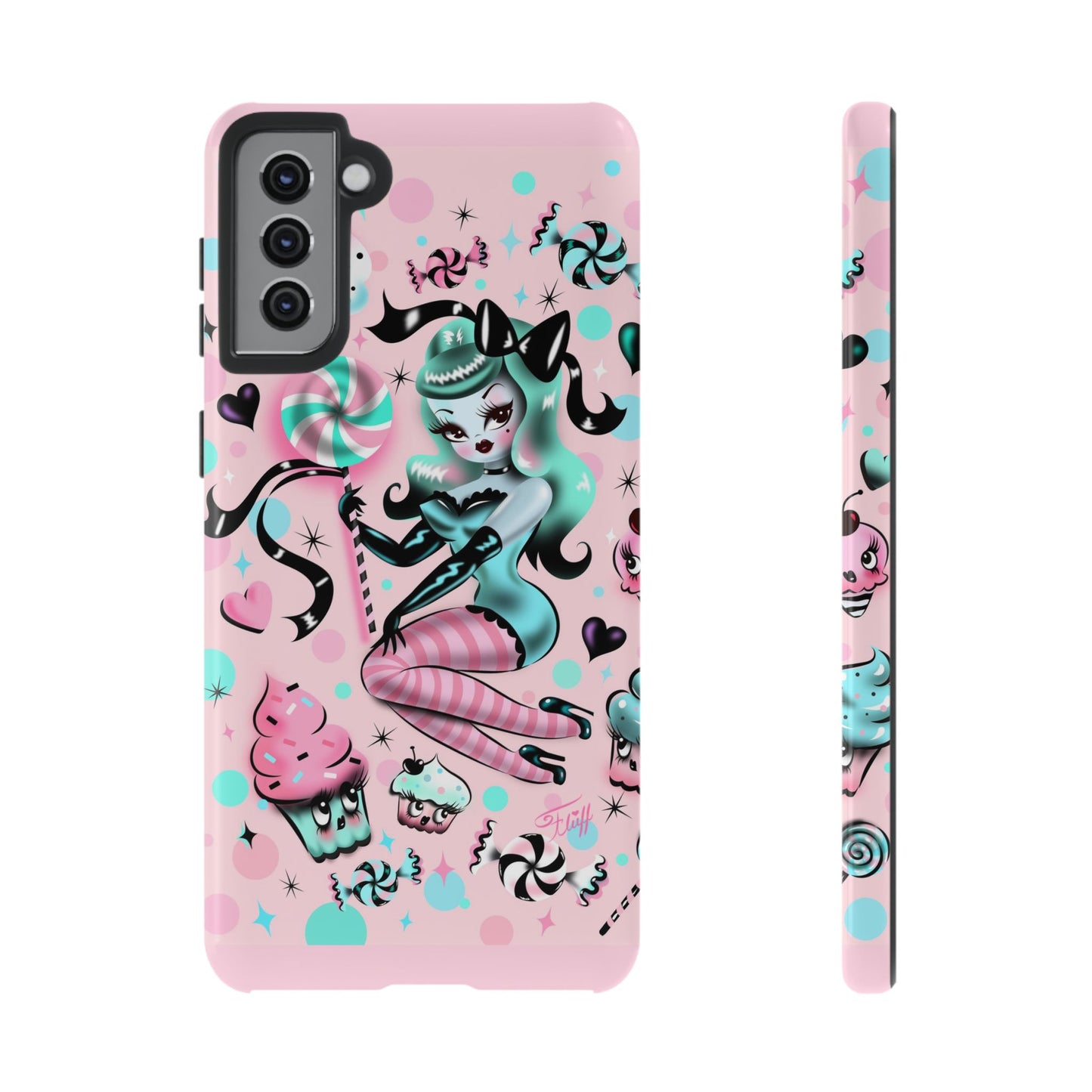 Mint Sugar Pinup • Tough Phone Case