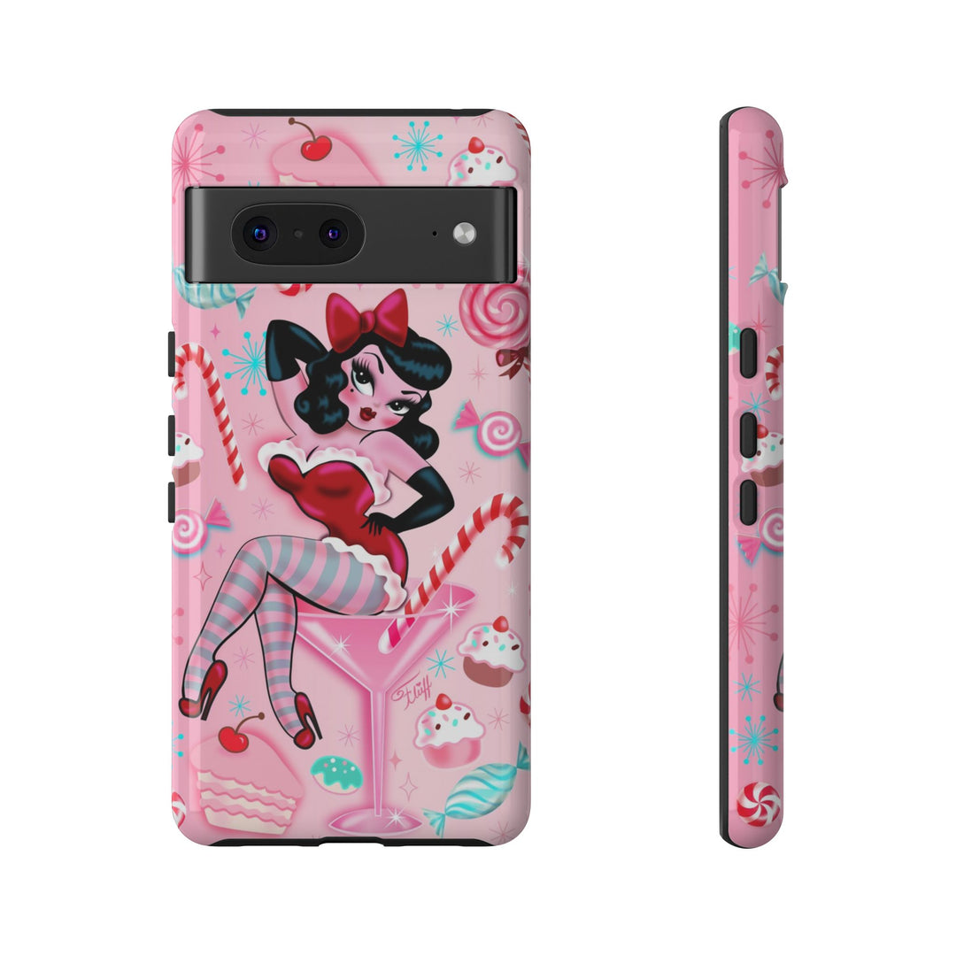 Candy Cane Martini Girl • Case Mate Galaxy S7 & S9 Slim Phone Case