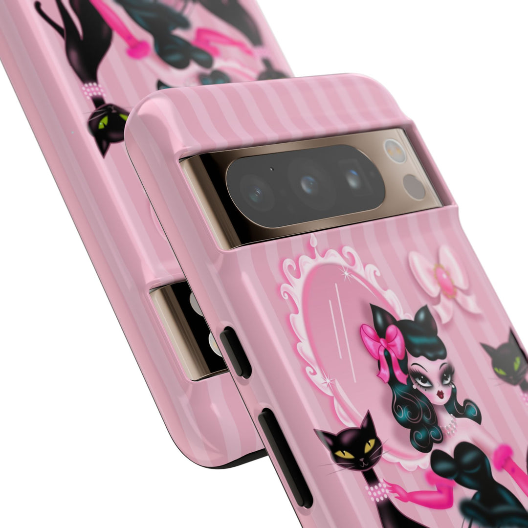 Kitten Boudoir Doll • Tough Phone Case