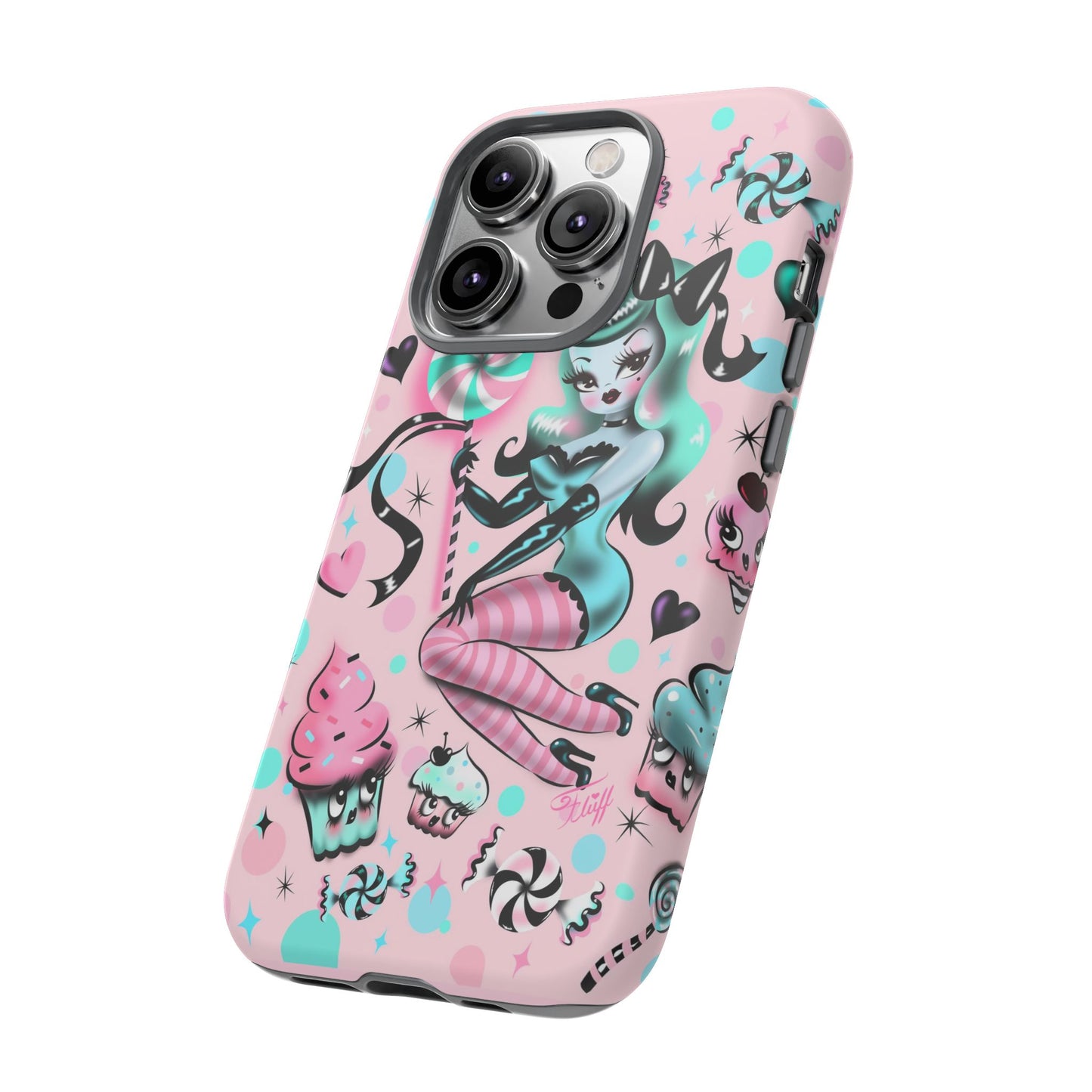 Mint Sugar Pinup • Tough Phone Case