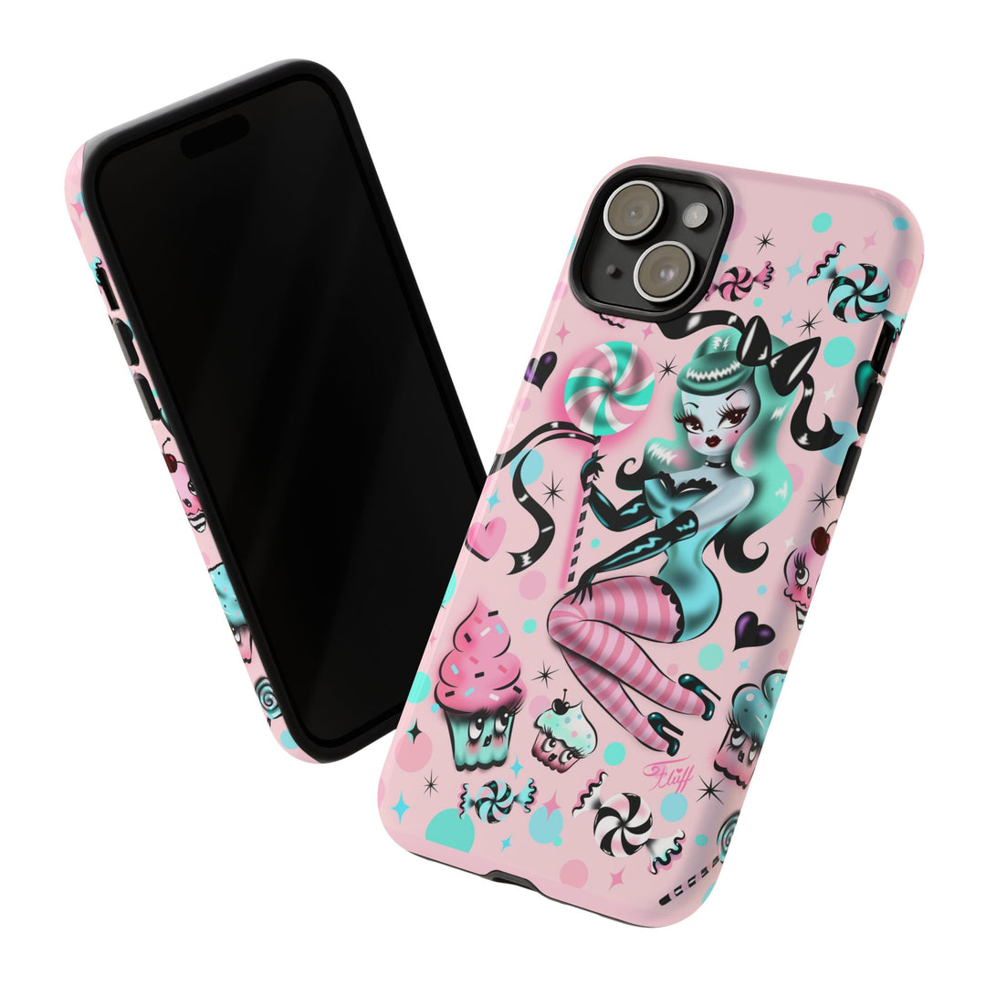 Mint Sugar Pinup • Tough Phone Case