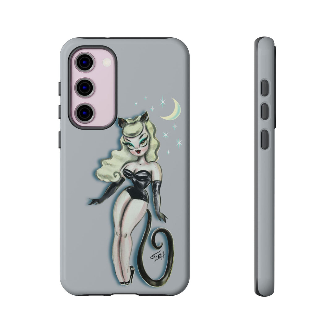 Blonde Cat Girl • Tough Phone Case