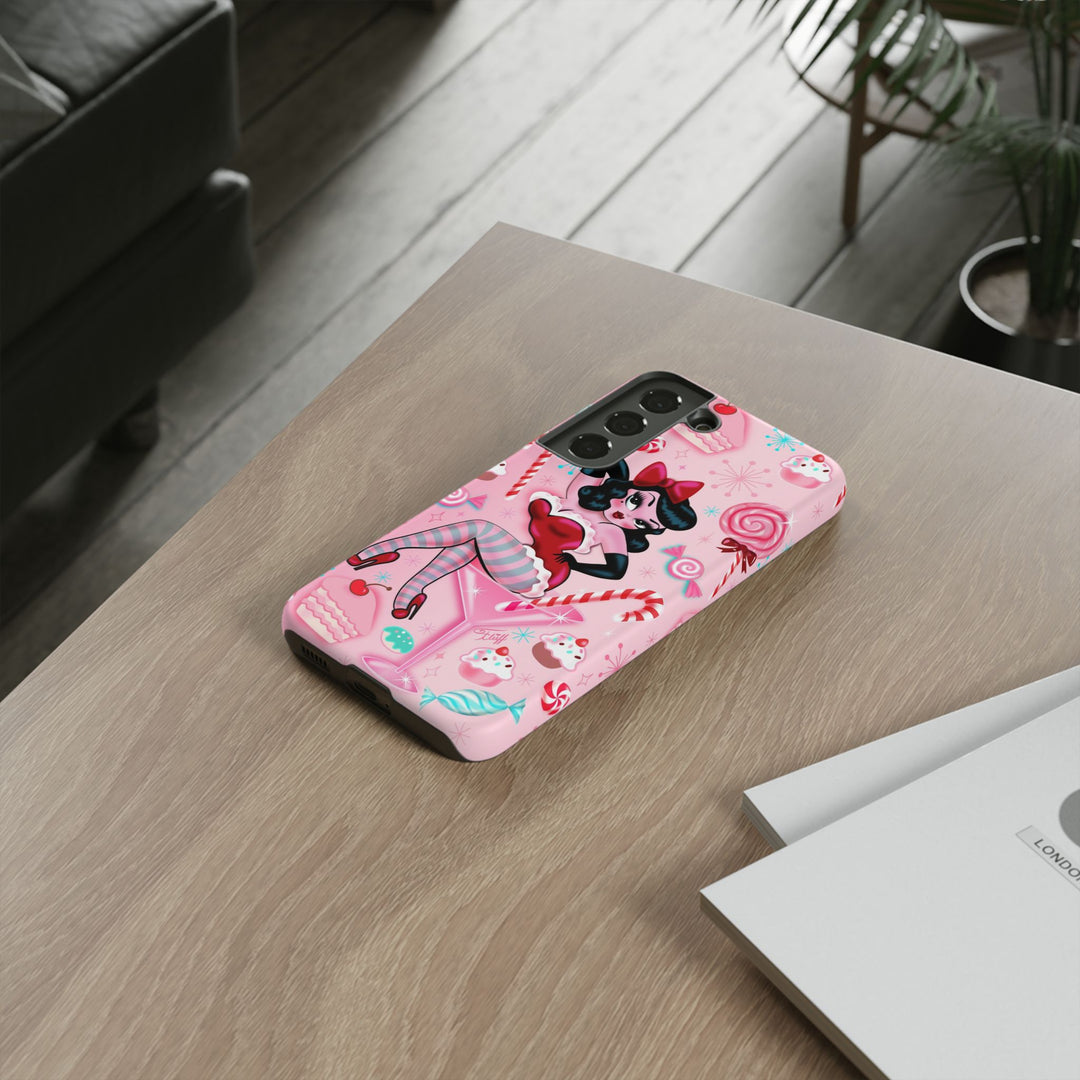 Candy Cane Martini Girl • Case Mate Galaxy S7 & S9 Slim Phone Case