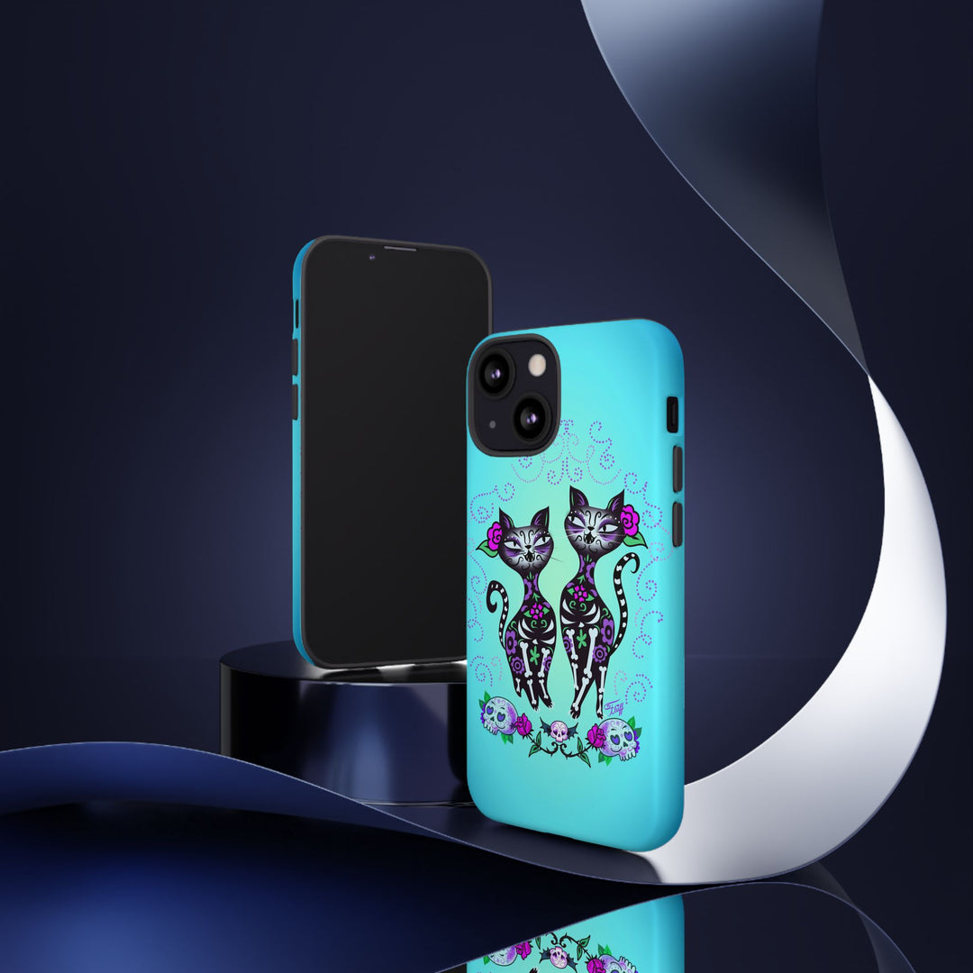 Sugar Skull Cats • Tough Phone Case