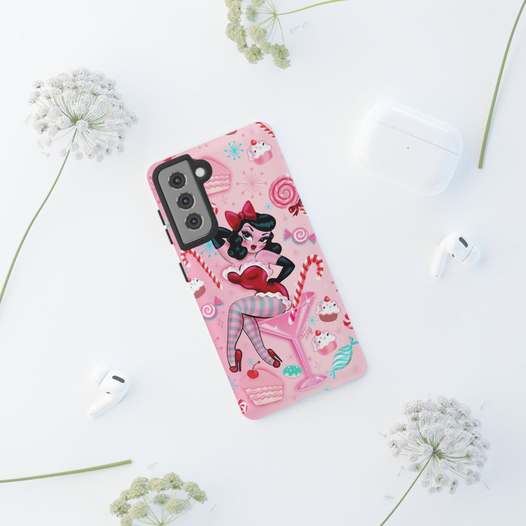Candy Cane Martini Girl • Case Mate Galaxy S7 & S9 Slim Phone Case