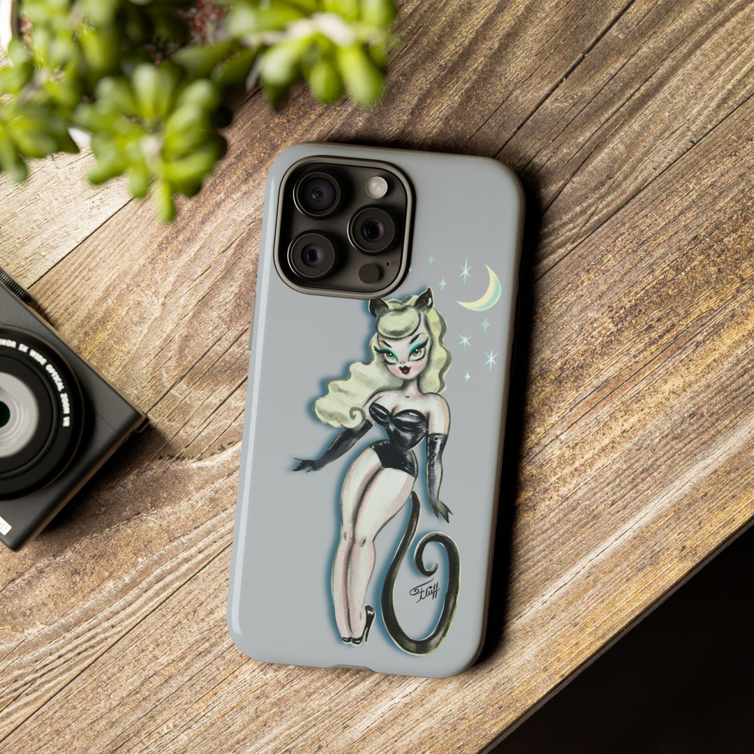 Blonde Cat Girl • Tough Phone Case