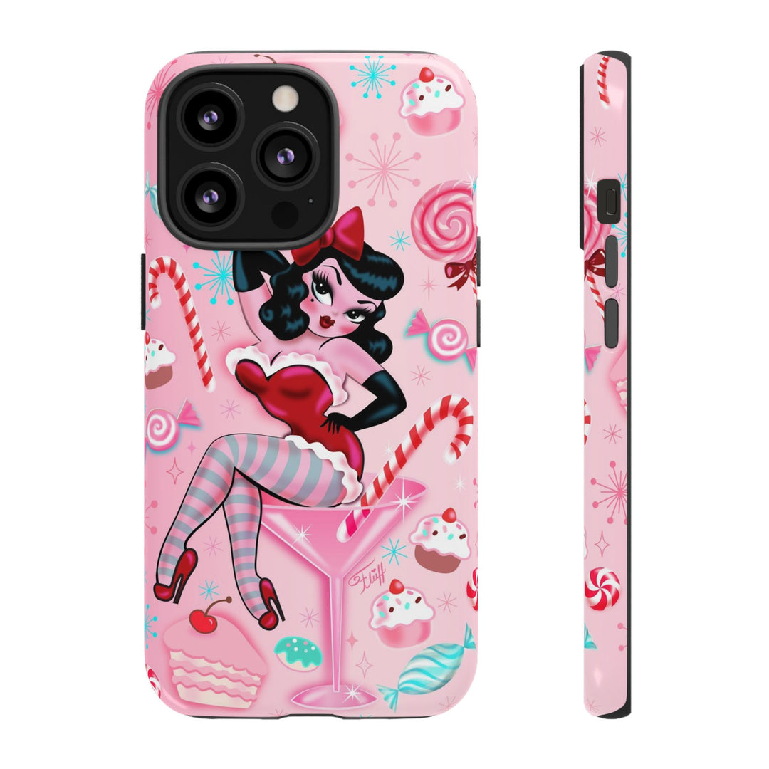 Candy Cane Martini Girl • Case Mate Galaxy S7 & S9 Slim Phone Case