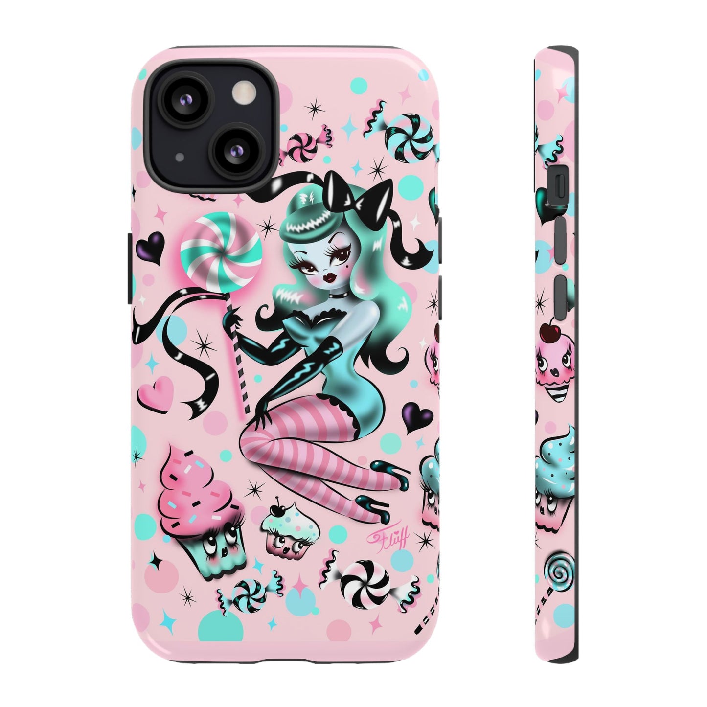 Mint Sugar Pinup • Tough Phone Case