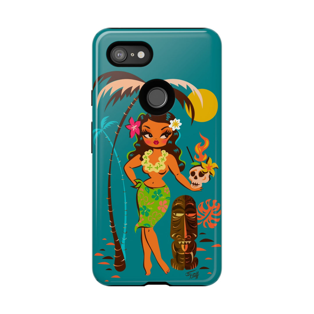 Tiki Temptress • With Skull Mug • Phone Case