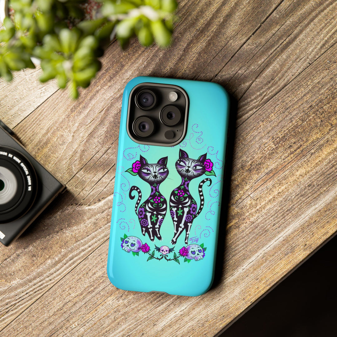 Sugar Skull Cats • Tough Phone Case