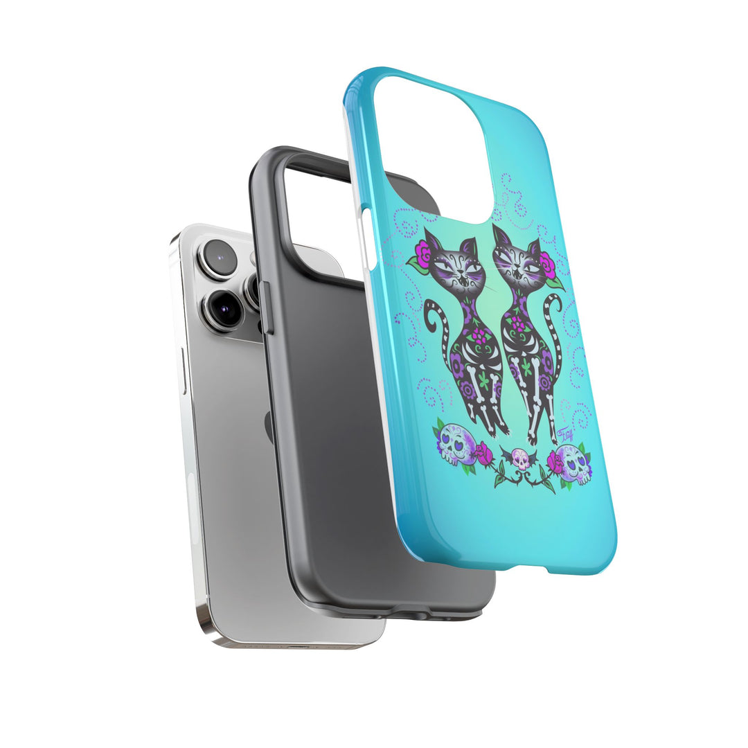 Sugar Skull Cats • Tough Phone Case