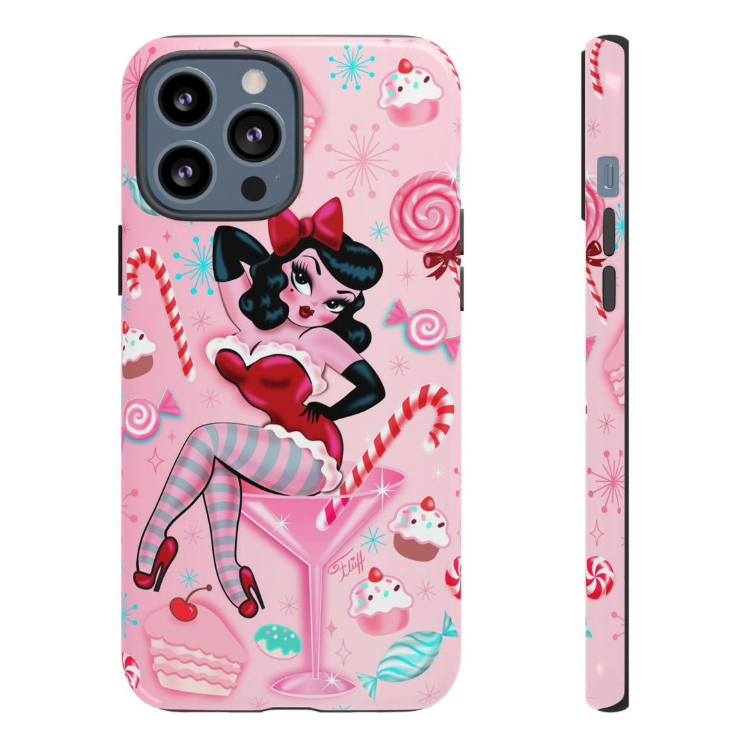 Candy Cane Martini Girl • Case Mate Galaxy S7 & S9 Slim Phone Case