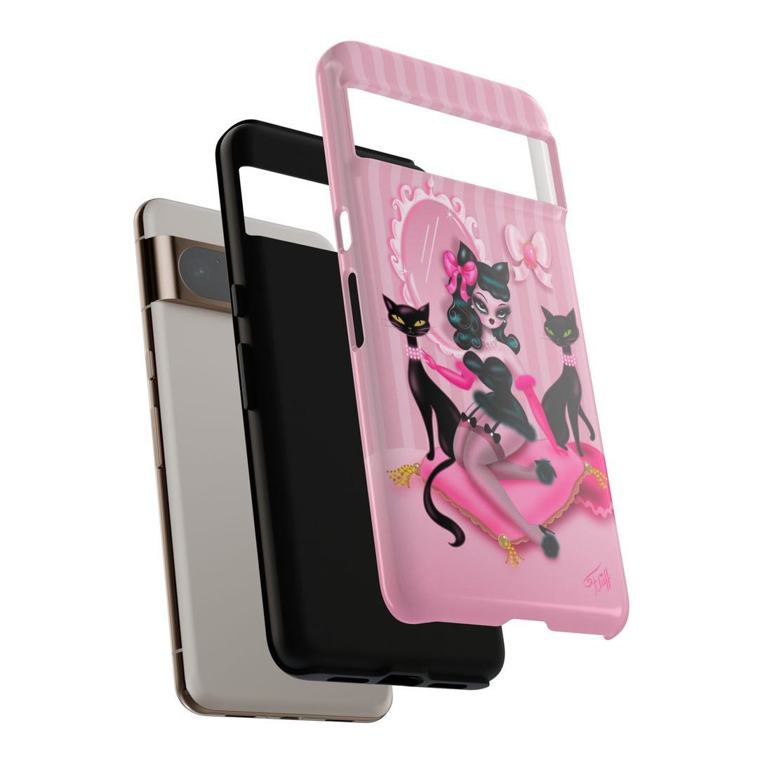 Kitten Boudoir Doll • Tough Phone Case