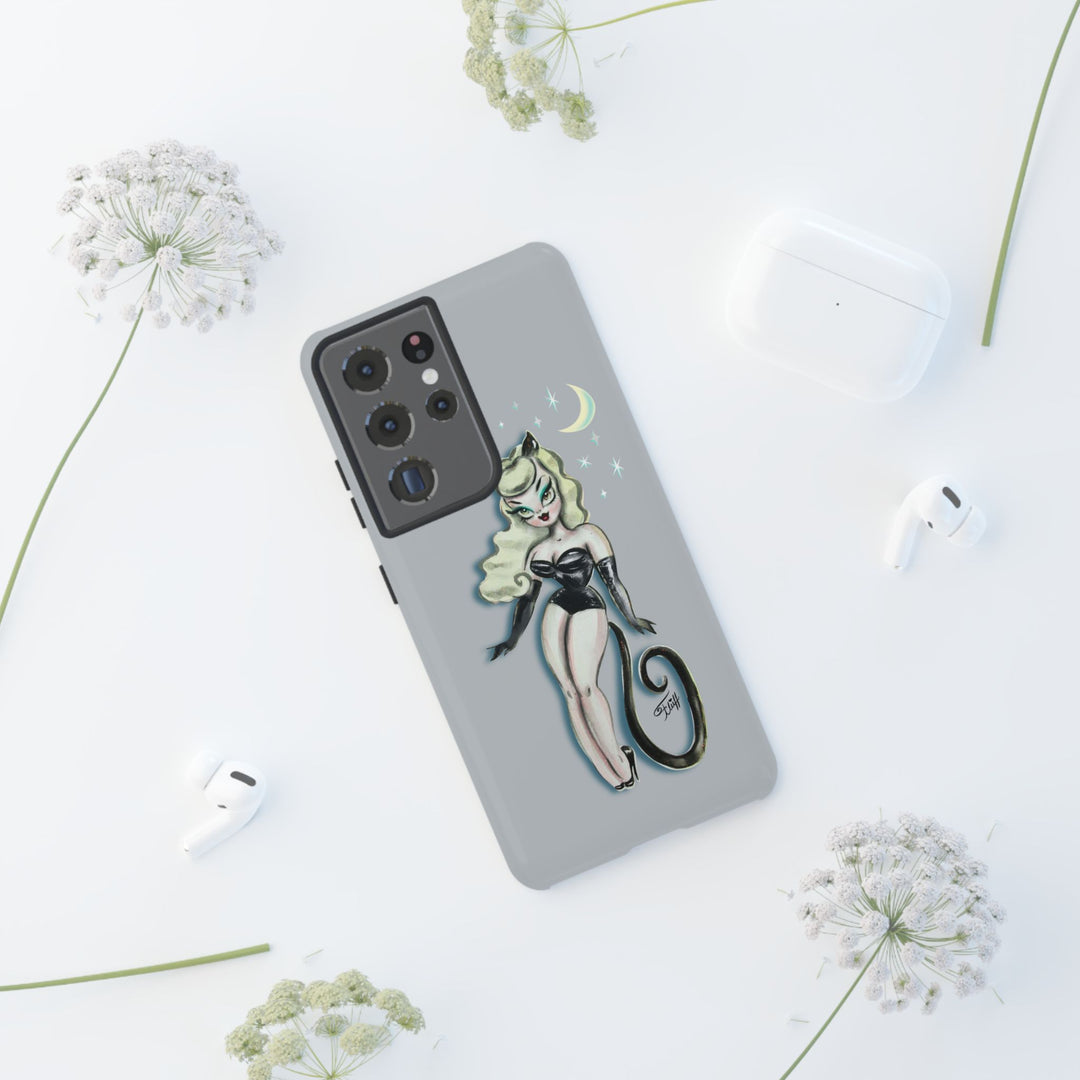 Blonde Cat Girl • Tough Phone Case