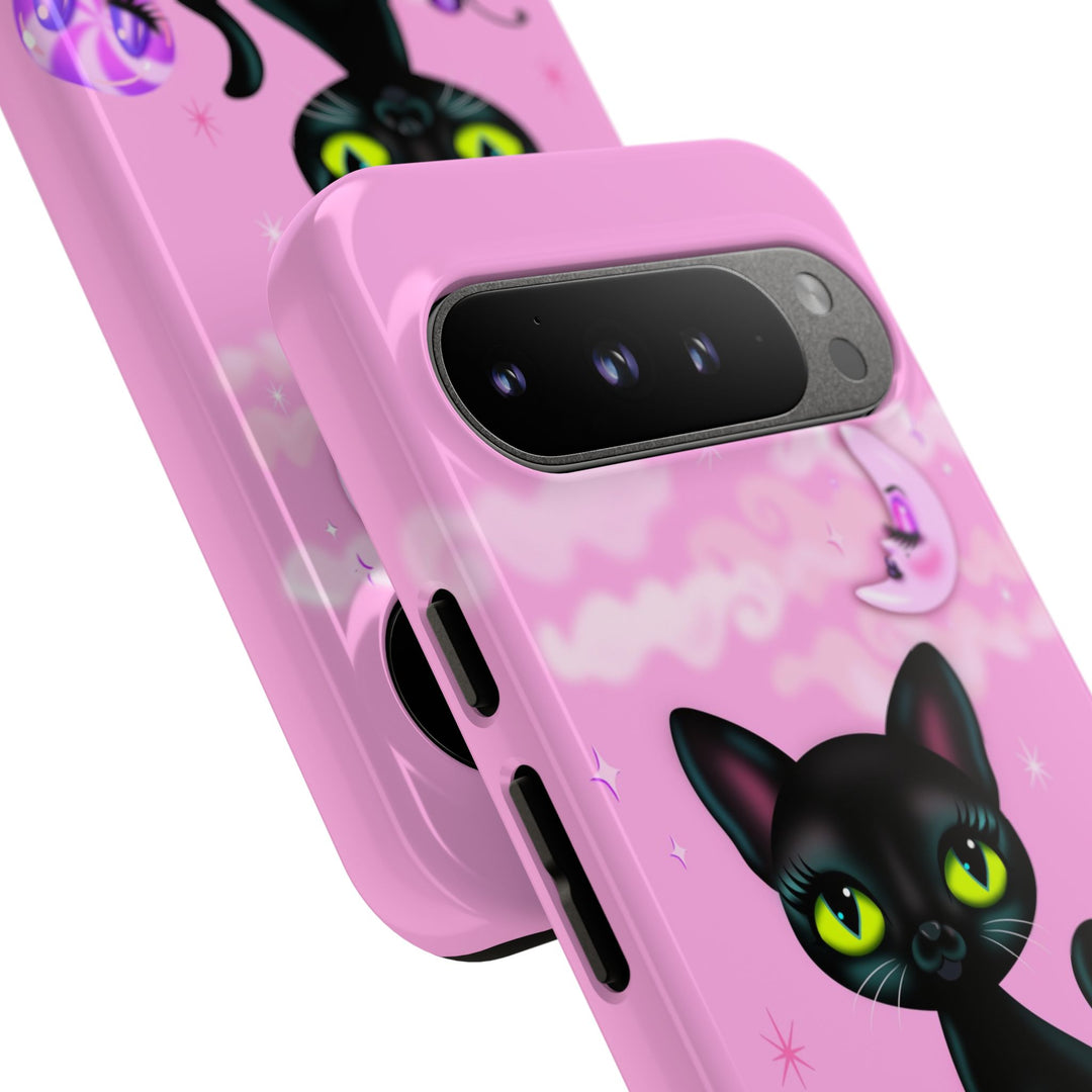 Vyolette in the Sky with Candies Pink • Tough Phone Case