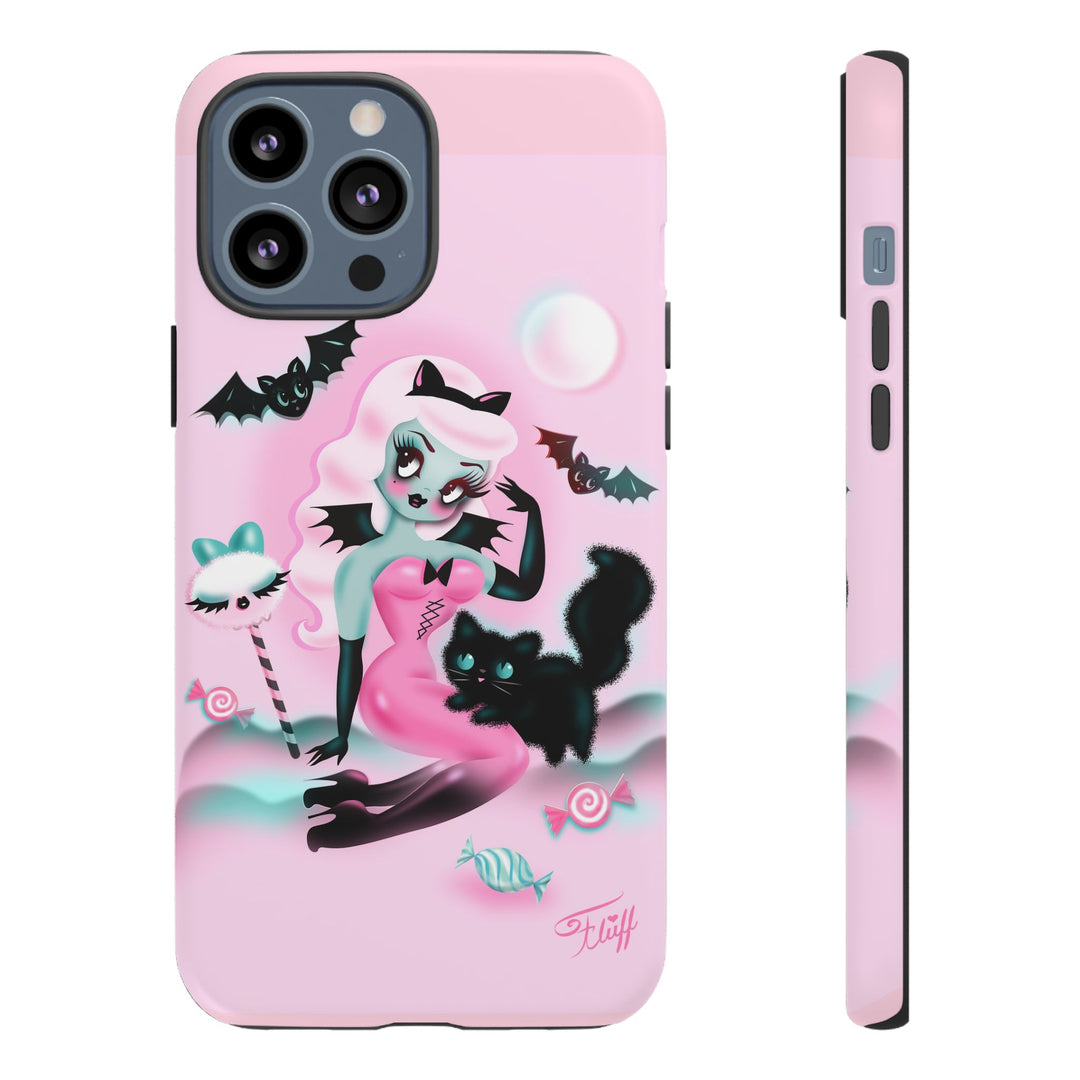 Pastel Candy Vampire with Kitty • Tough Phone Case