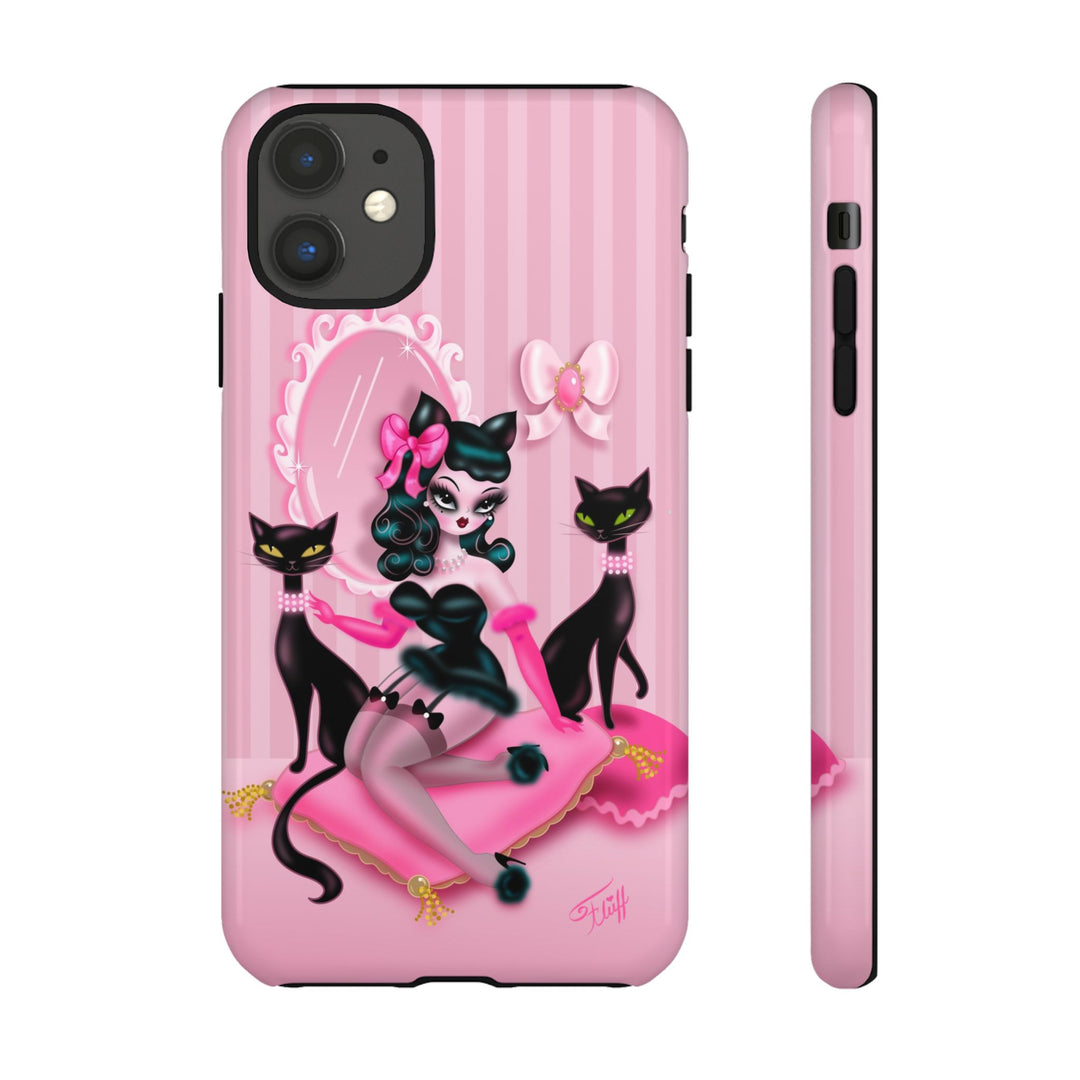 Kitten Boudoir Doll • Tough Phone Case