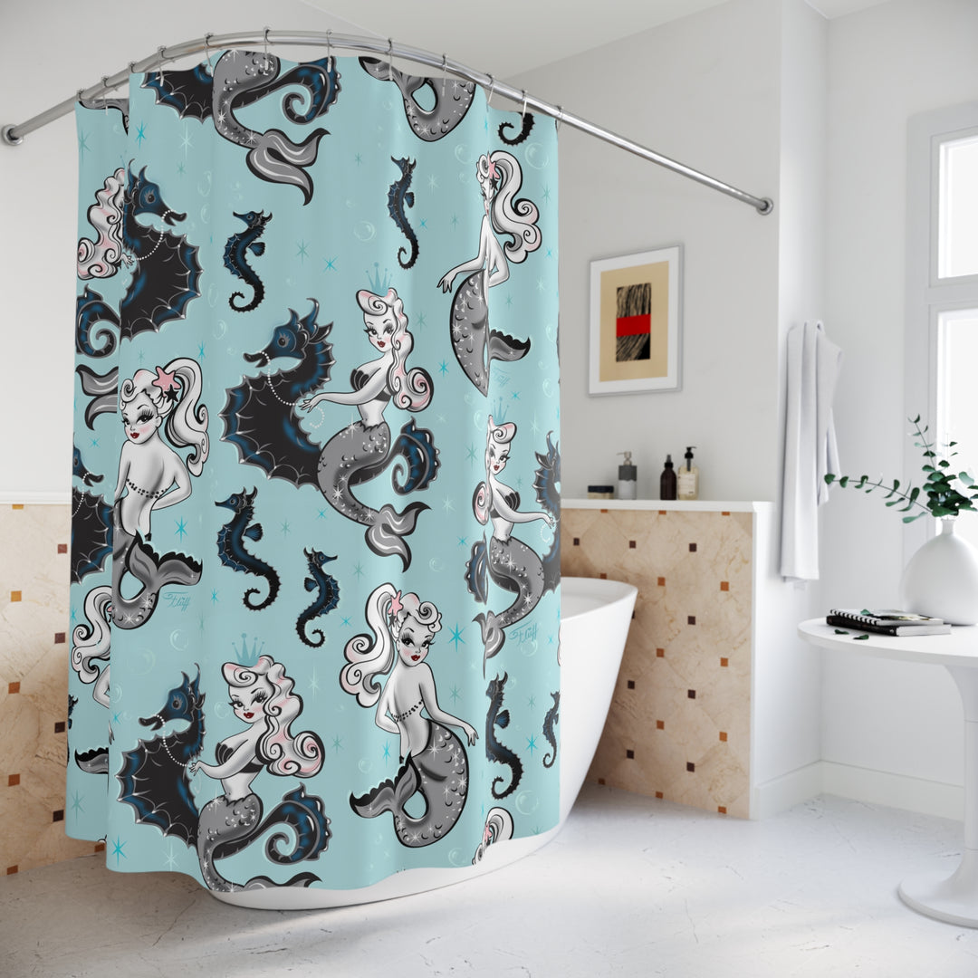 Pearla on Sea Foam • Shower Curtain
