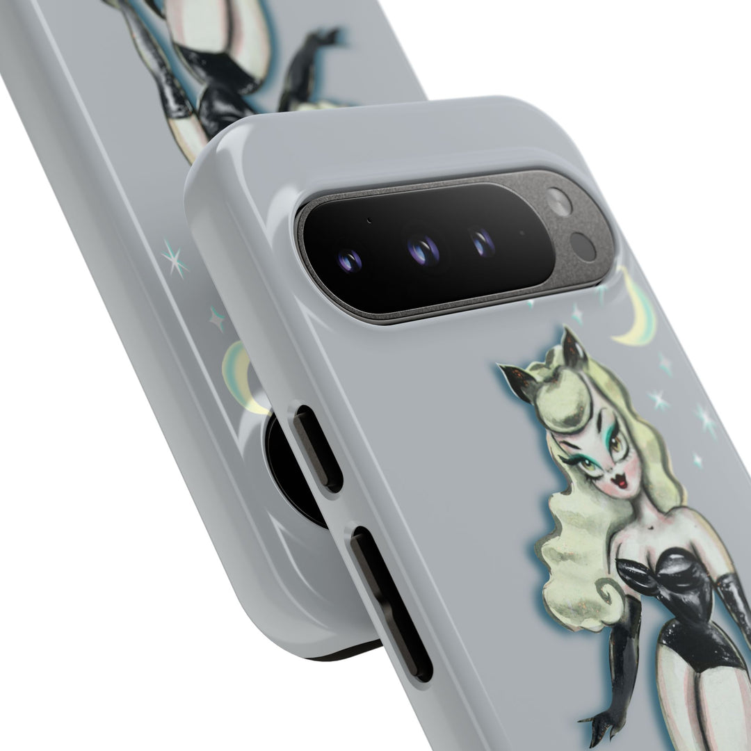 Blonde Cat Girl • Tough Phone Case