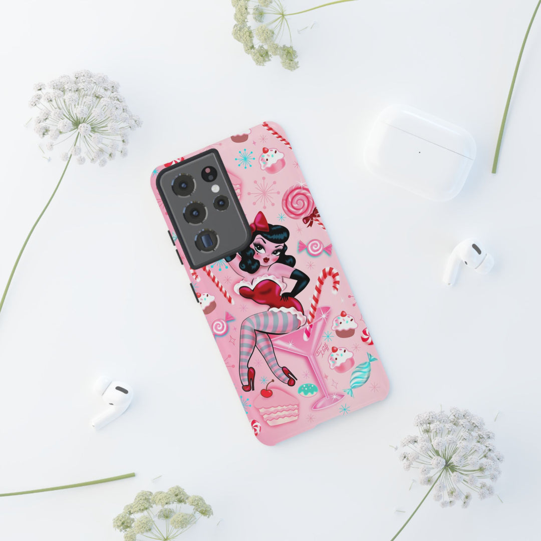 Candy Cane Martini Girl • Case Mate Galaxy S7 & S9 Slim Phone Case