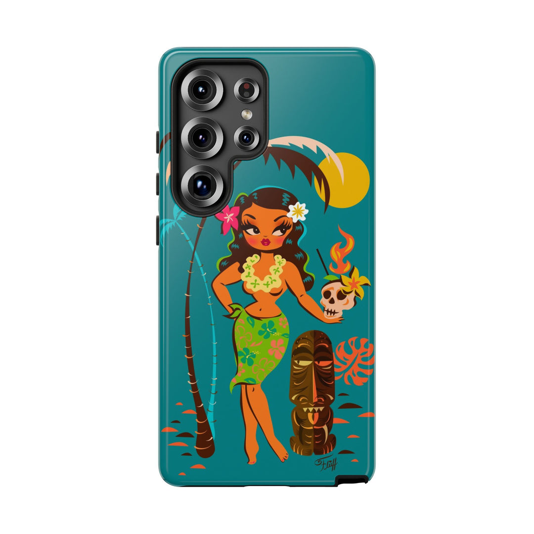 Tiki Temptress • With Skull Mug • Phone Case