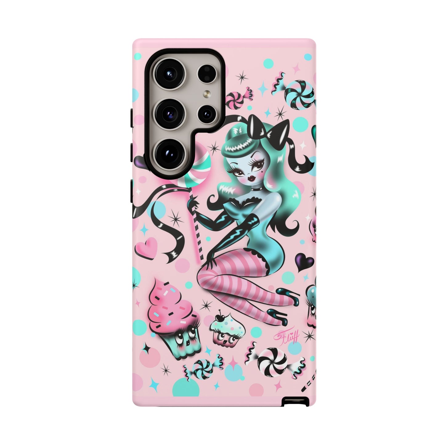 Mint Sugar Pinup • Tough Phone Case