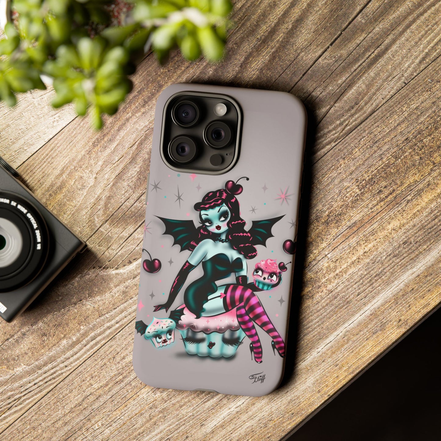 Spooky Cupcake Doll • Tough Phone Case