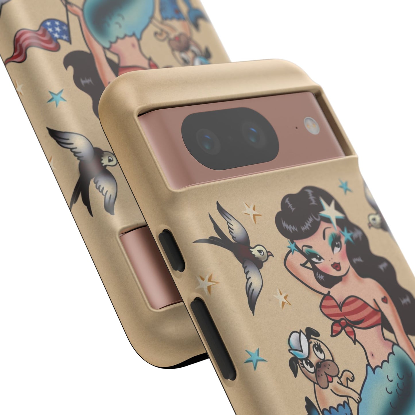 Patriotic Mermaid • Tough Phone Case