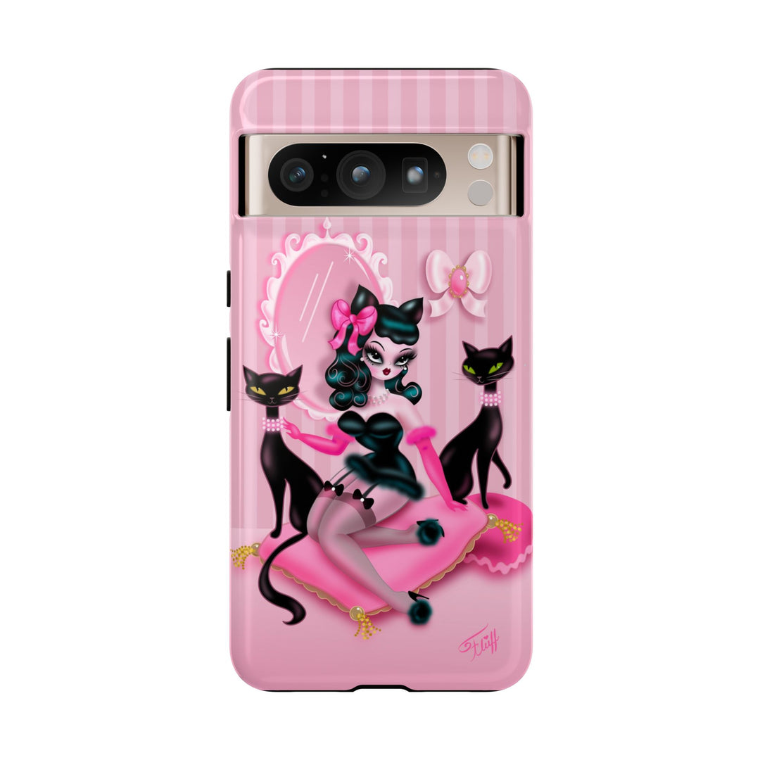 Kitten Boudoir Doll • Tough Phone Case