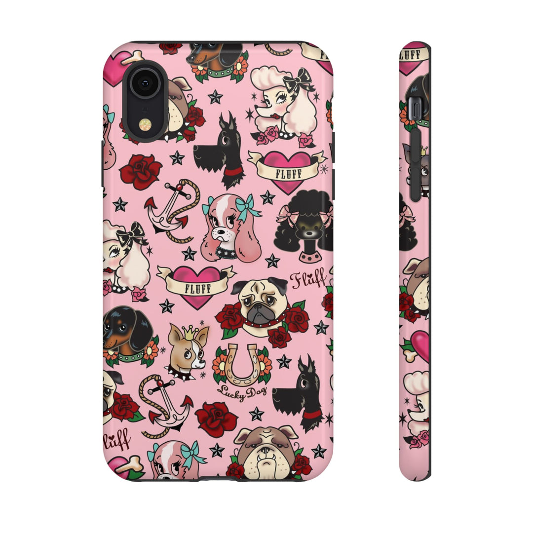 Tattoo Pooch Pink • Tough Phone Case