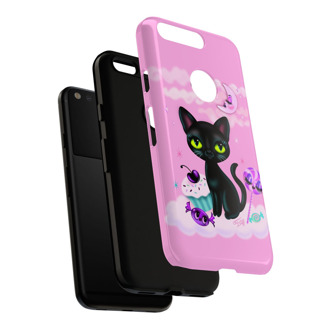 Vyolette in the Sky with Candies Pink • Tough Phone Case