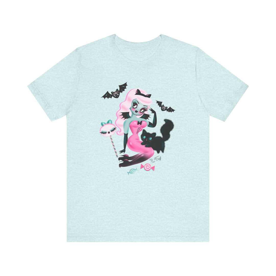 Pastel Candy Vampire with Kitty • Unisex Tee