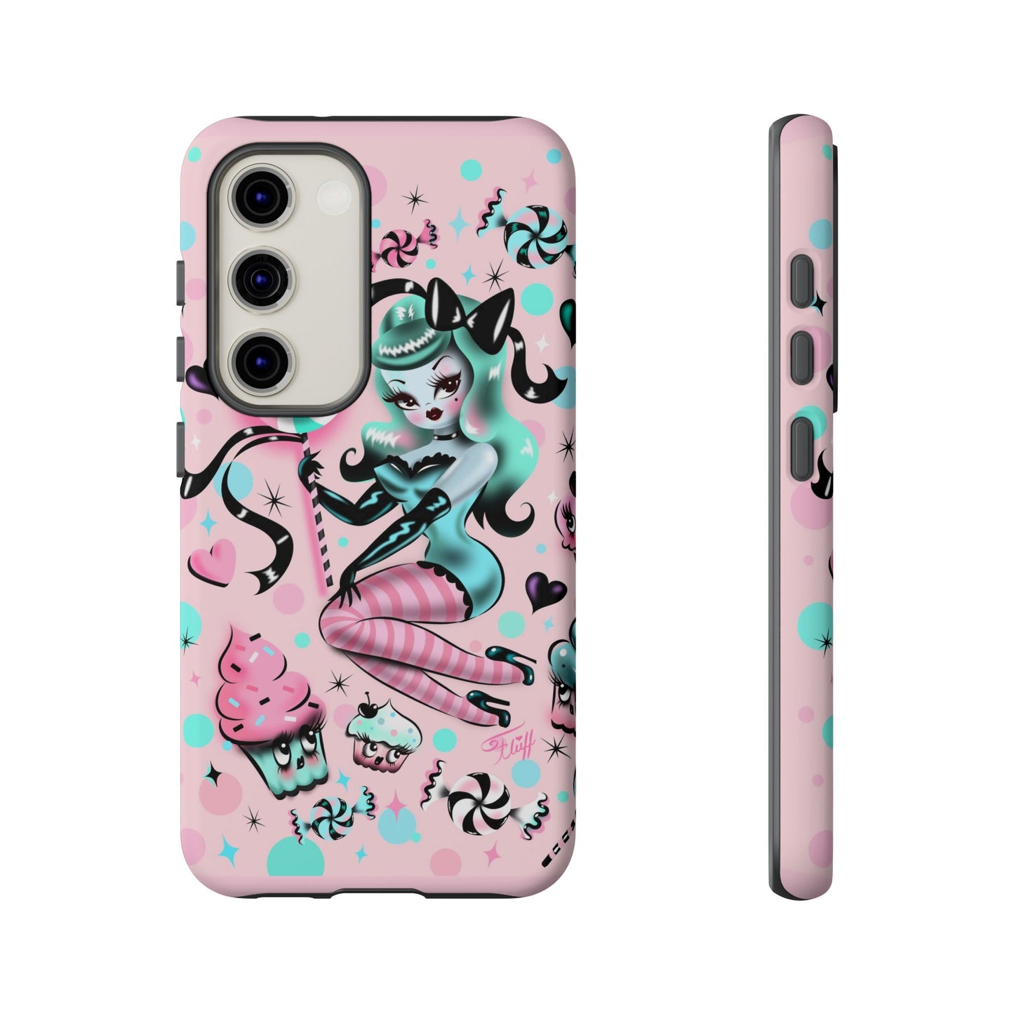 Mint Sugar Pinup • Tough Phone Case