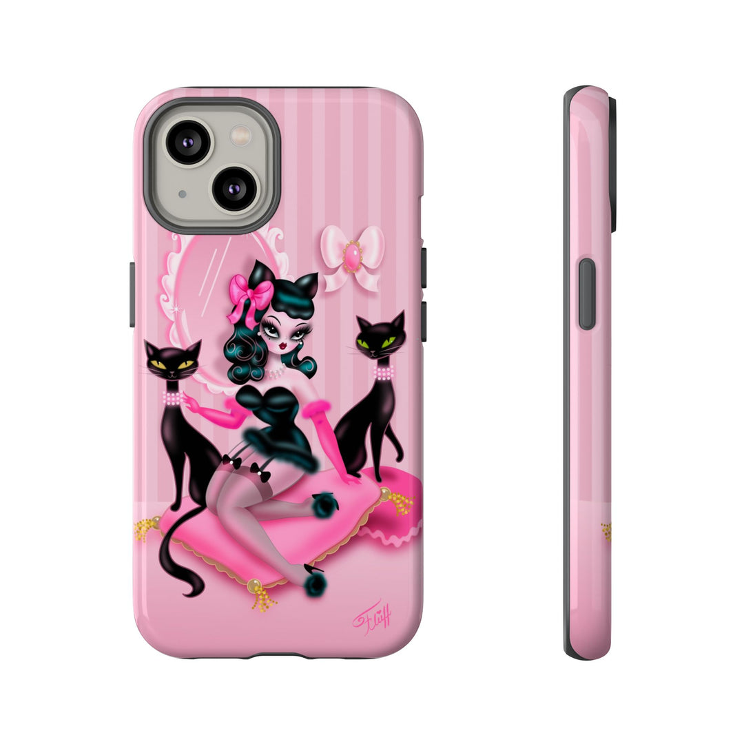 Kitten Boudoir Doll • Tough Phone Case