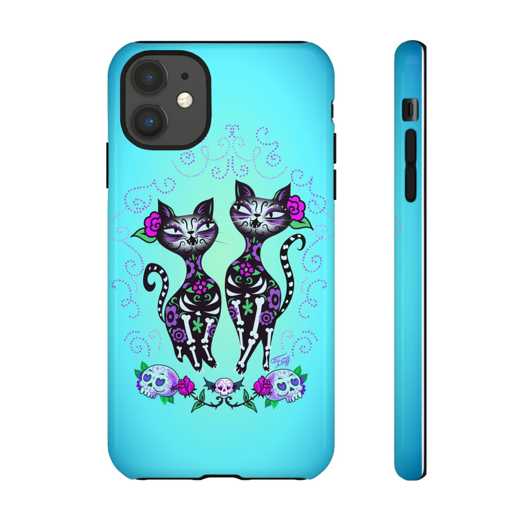 Sugar Skull Cats • Tough Phone Case