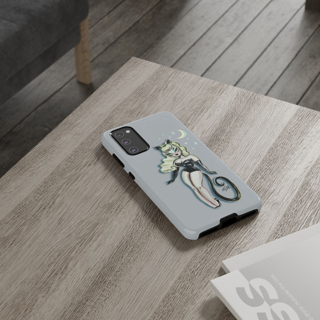 Blonde Cat Girl • Tough Phone Case