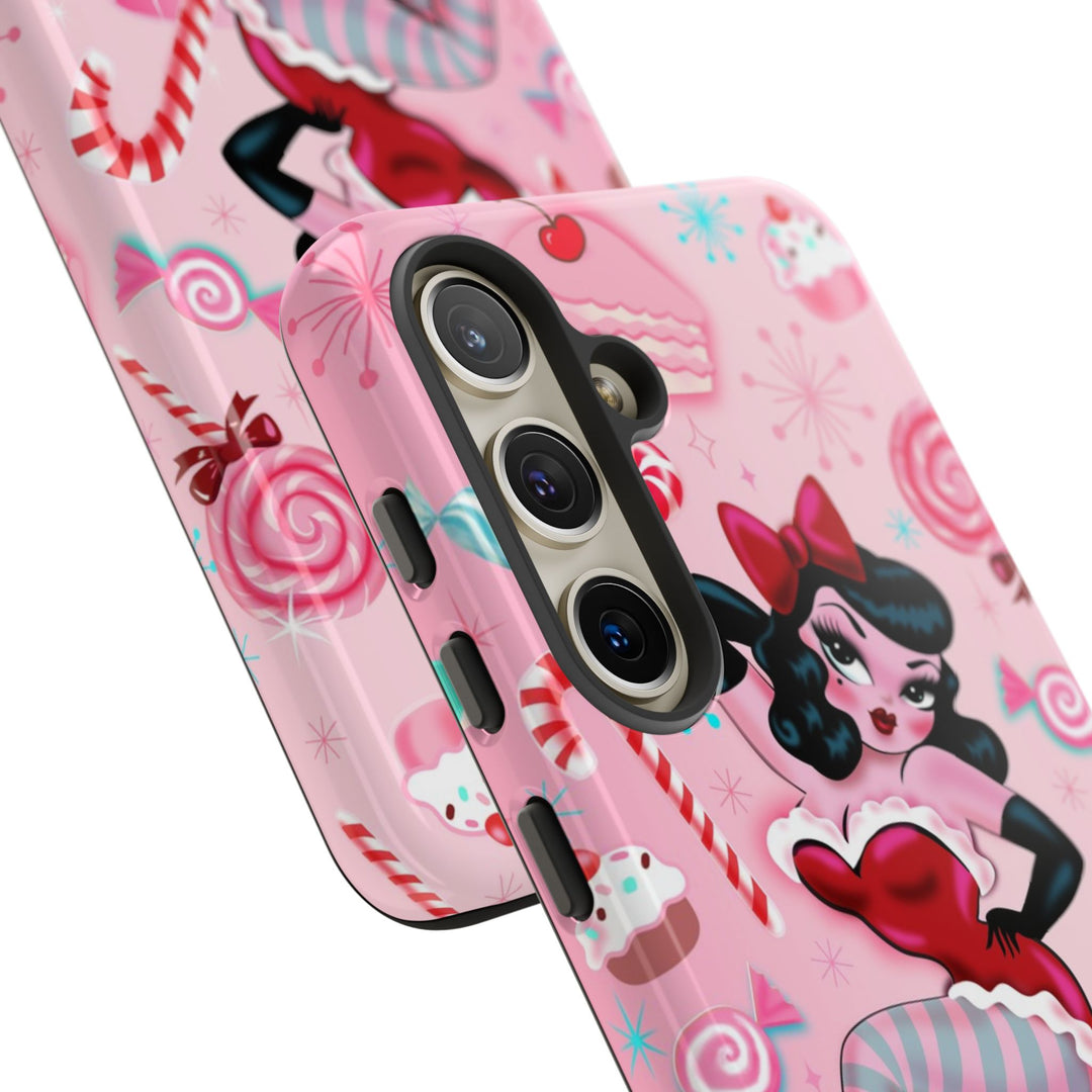 Candy Cane Martini Girl • Case Mate Galaxy S7 & S9 Slim Phone Case