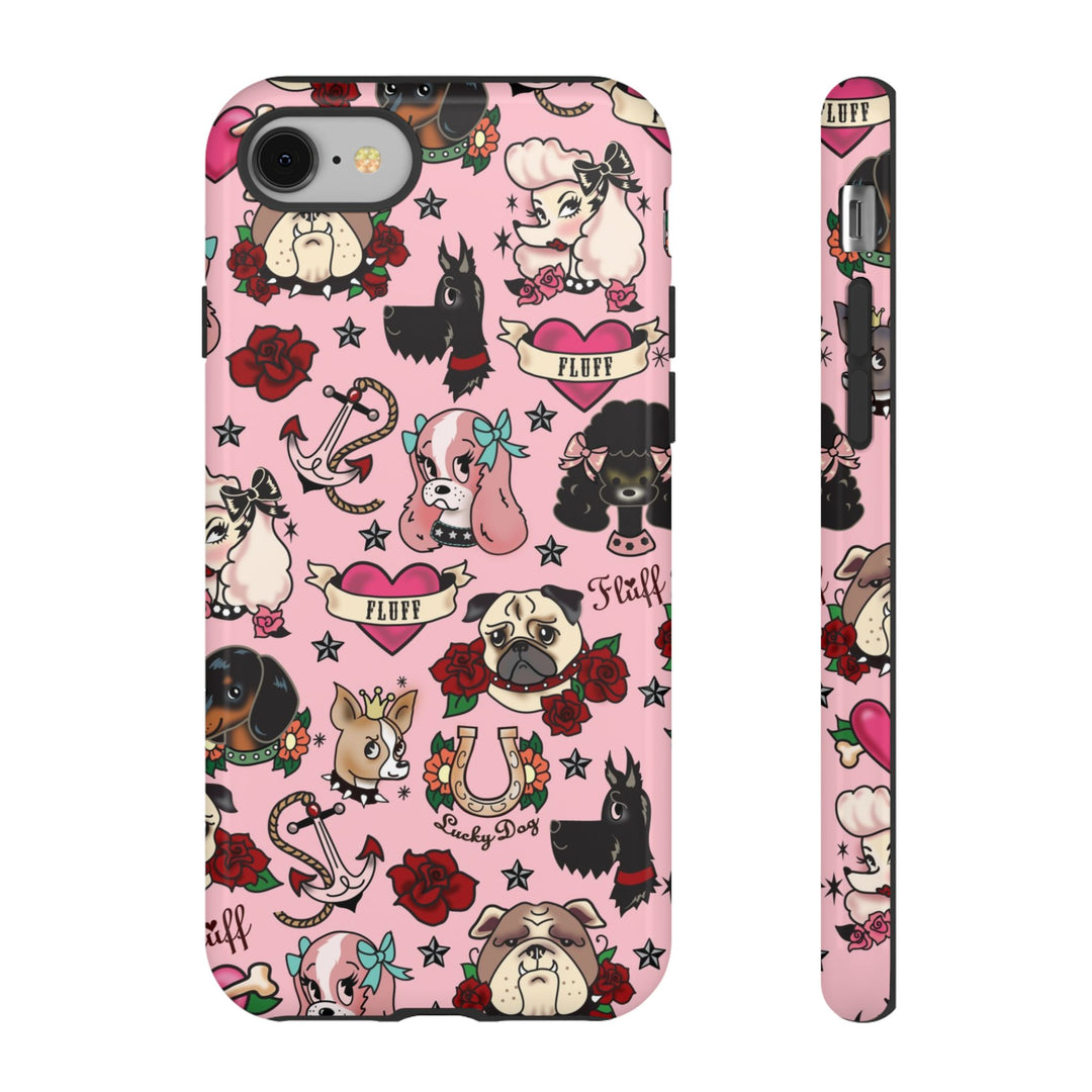 Tattoo Pooch Pink • Tough Phone Case