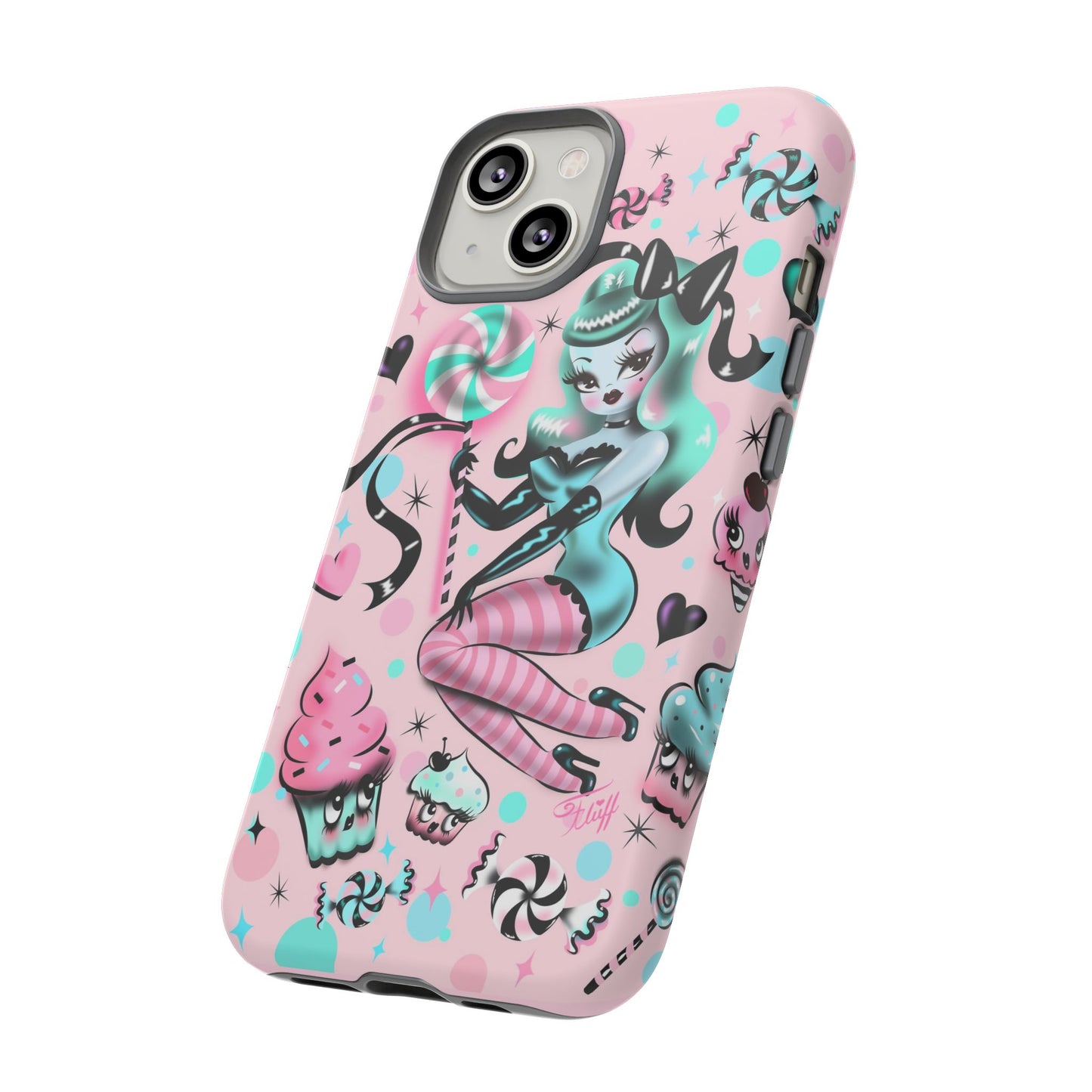 Mint Sugar Pinup • Tough Phone Case