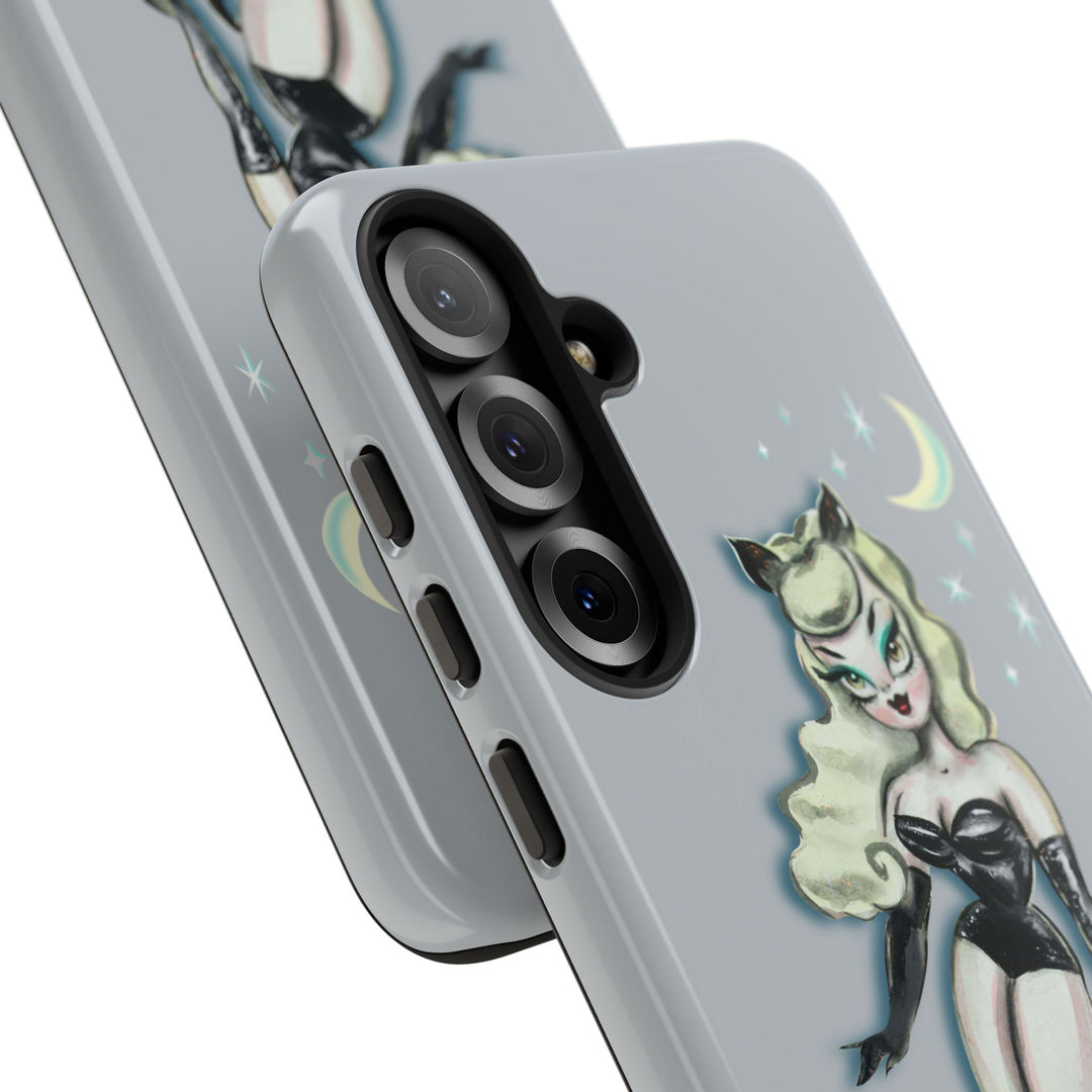 Blonde Cat Girl • Tough Phone Case