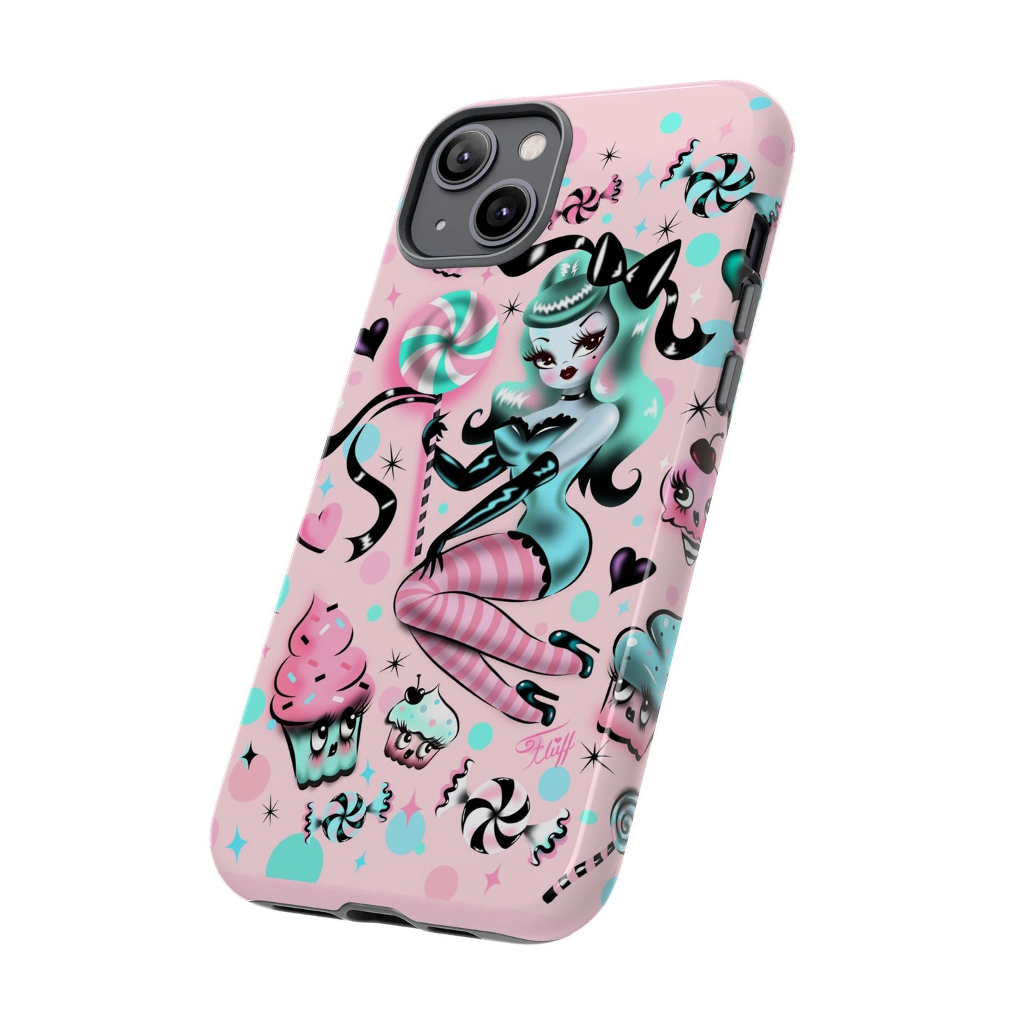 Mint Sugar Pinup • Tough Phone Case