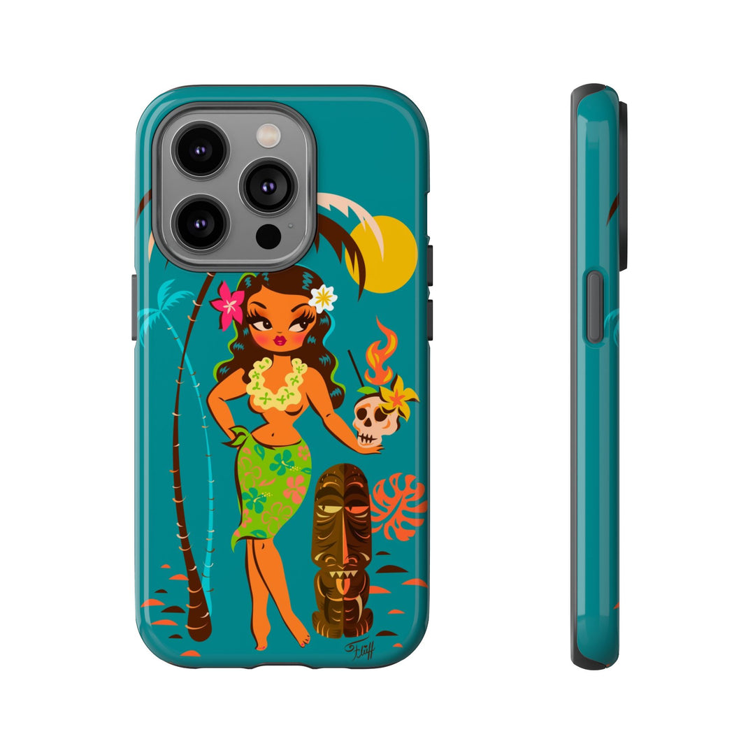 Tiki Temptress • With Skull Mug • Phone Case
