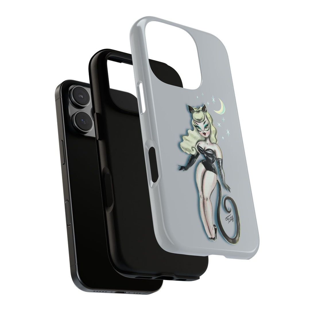 Blonde Cat Girl • Tough Phone Case