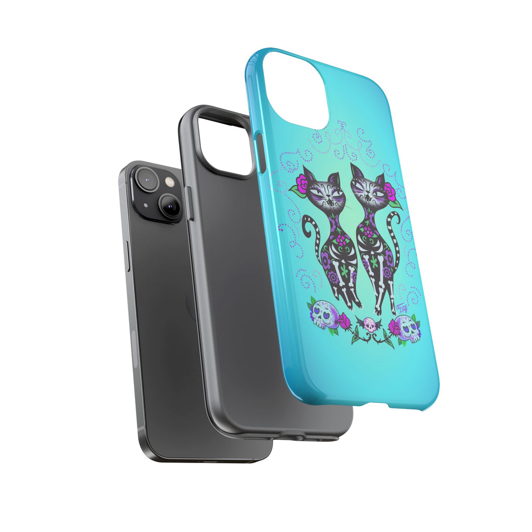 Sugar Skull Cats • Tough Phone Case