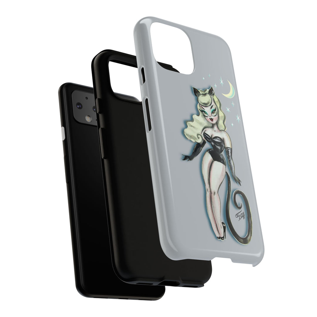 Blonde Cat Girl • Tough Phone Case