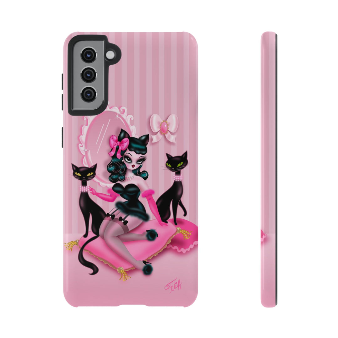 Kitten Boudoir Doll • Tough Phone Case