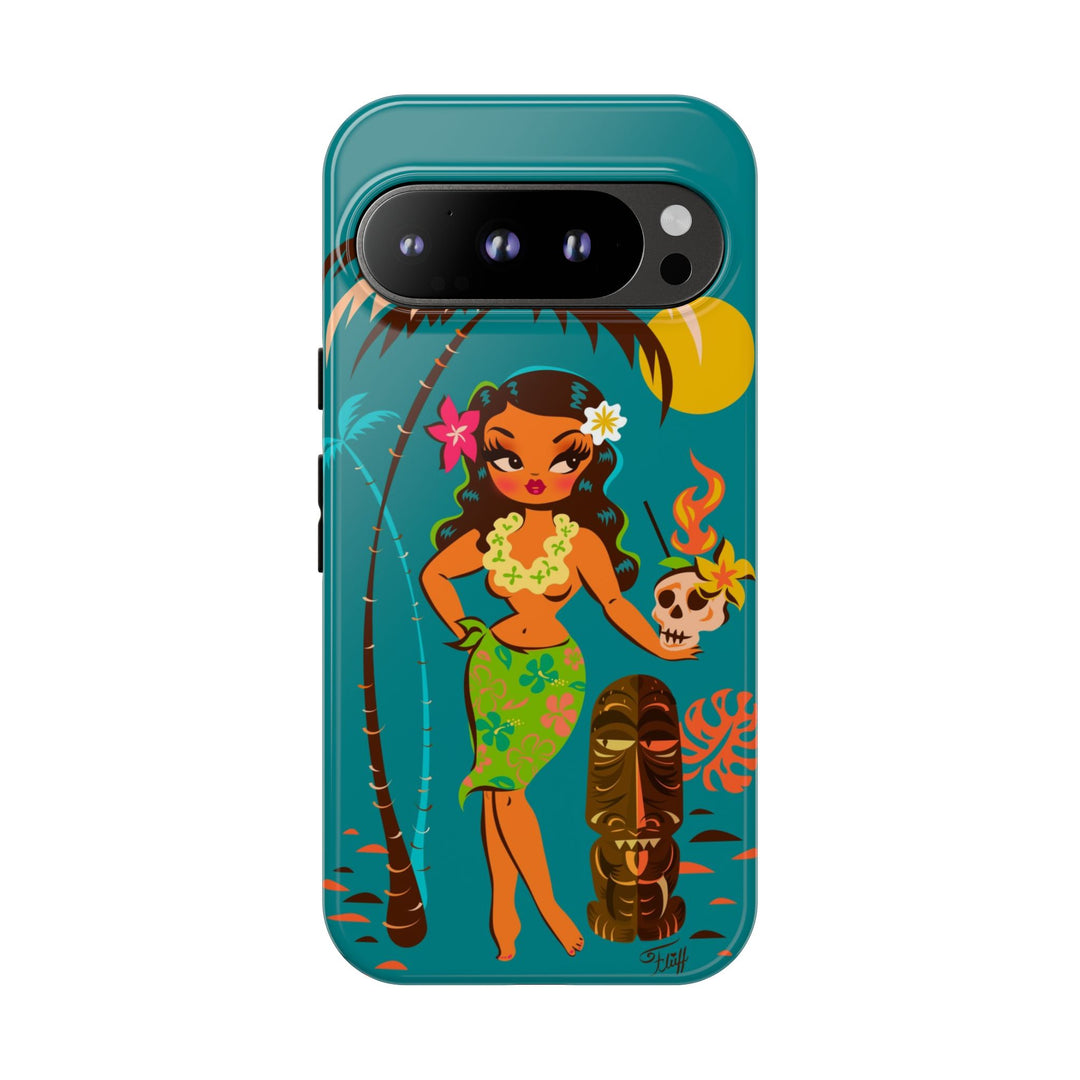 Tiki Temptress • With Skull Mug • Phone Case
